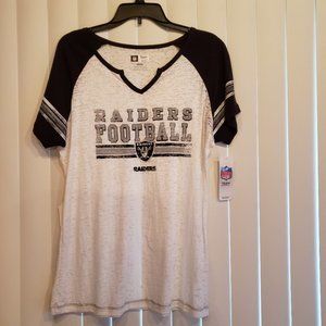 Las Vegas Raiders tee shirts with crystals applied